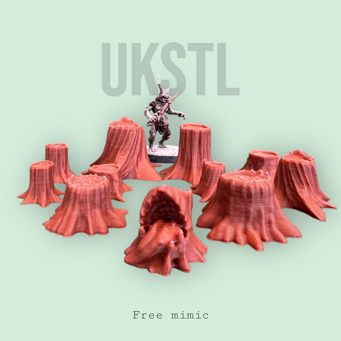 Tree stump terrain bundle