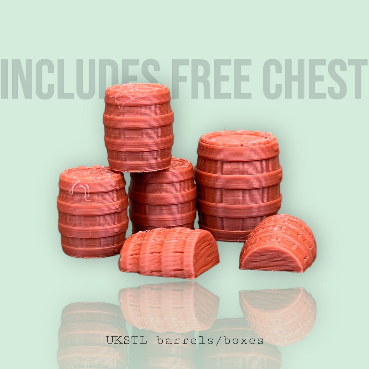 Wooden Crate and barrel bundle