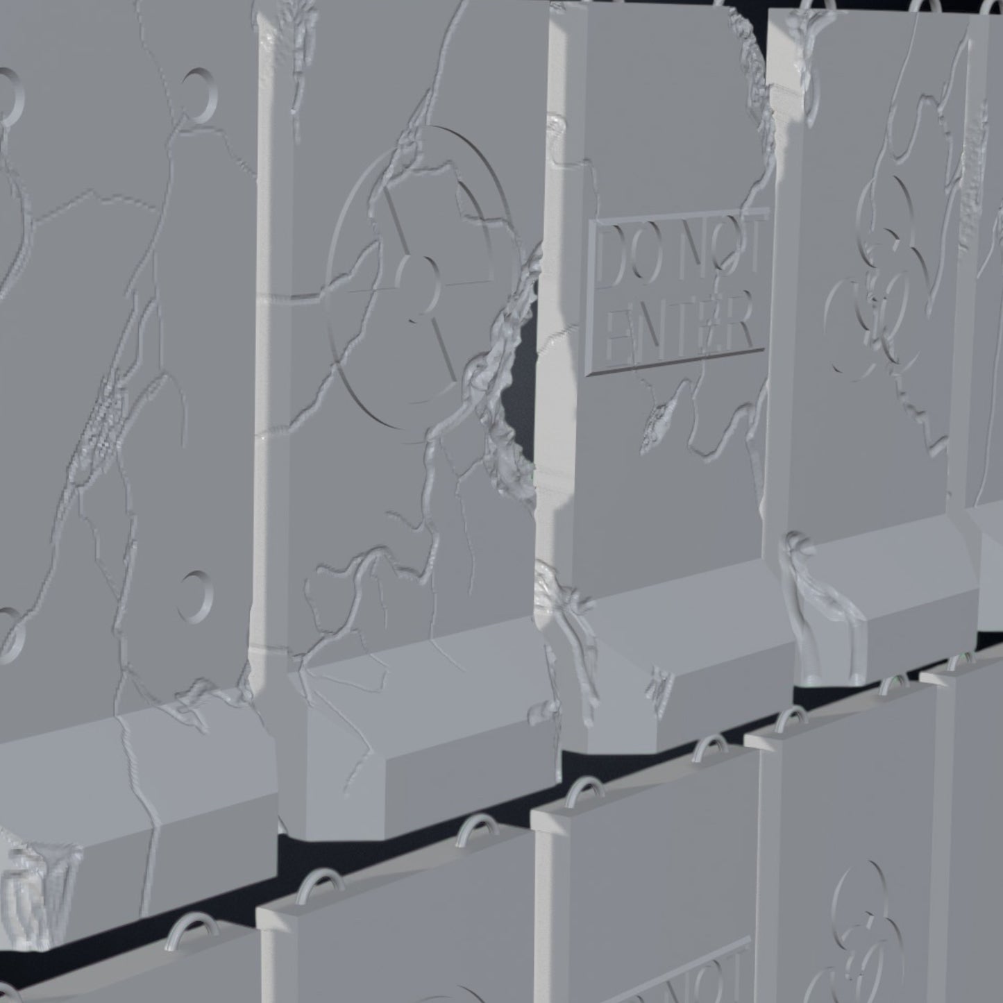 Alaska barrier STL Pack 15 modular wargaming
Terrain 28mm 32mm Support-free Tested on FDM and Resin