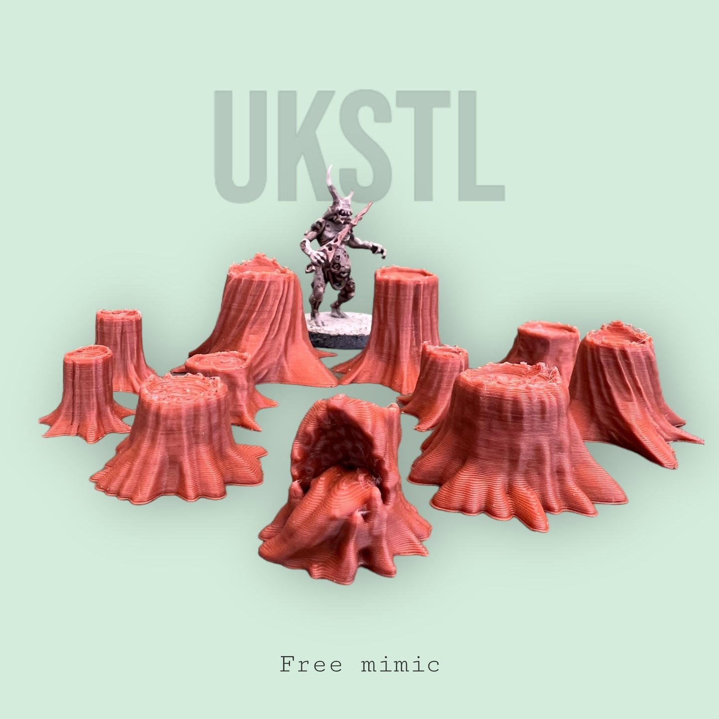 Tree stump terrain bundle
