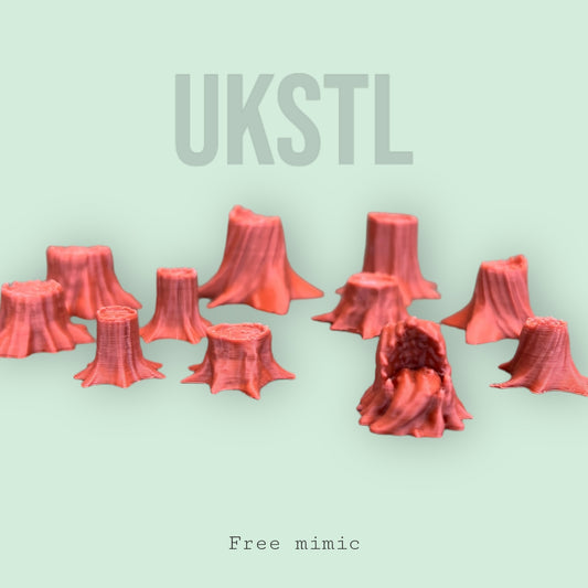 Tree stump terrain bundle