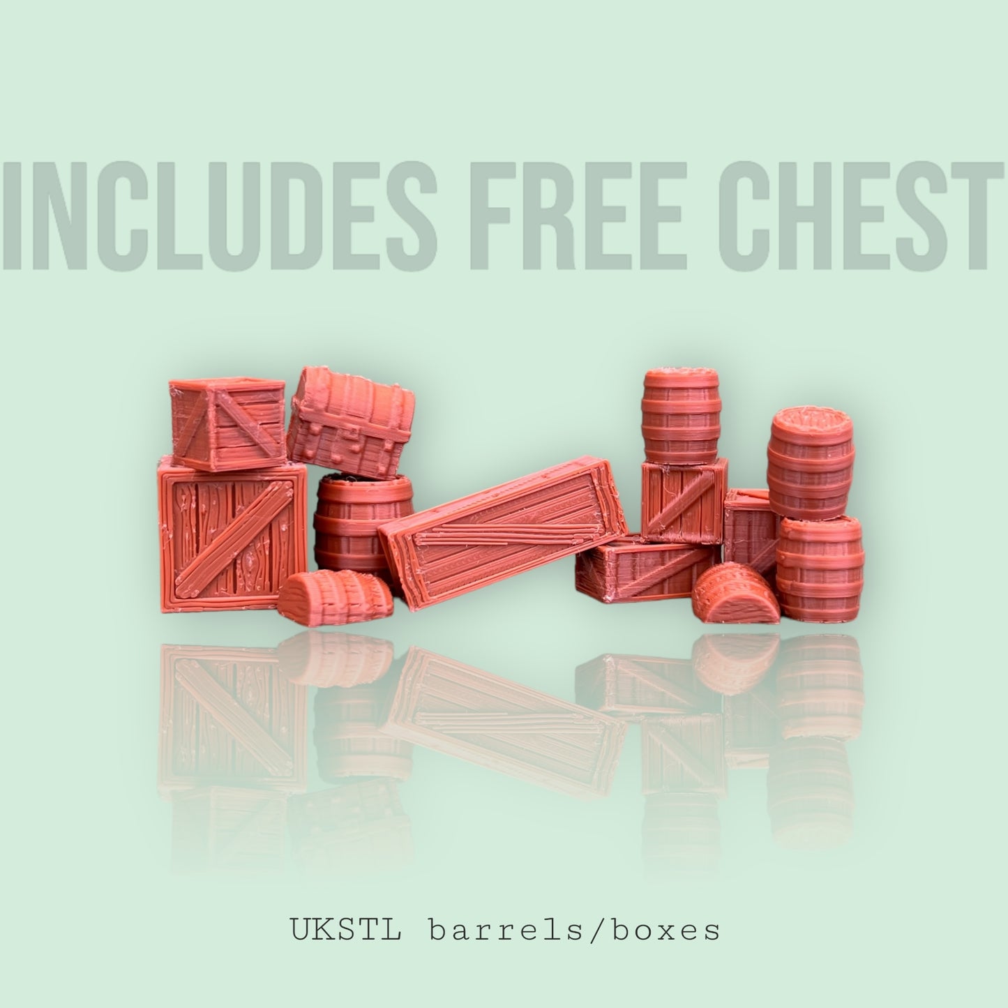 Wooden Crate and barrel bundle
