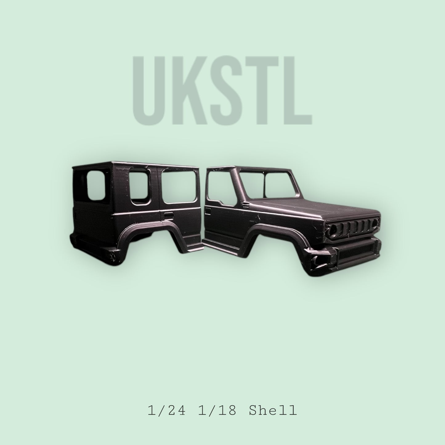 1/24 Scale SUV Body Shell for SCX24 (132mm Wheelbase)