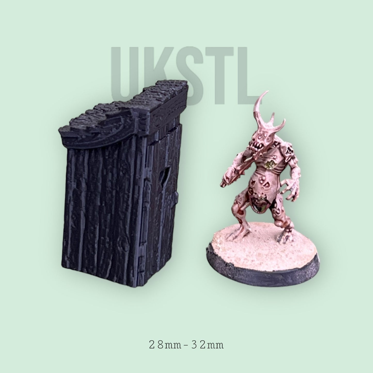 dnd Outhouse Western Medieval Scatter Terrain RPG MIniature Pathfinder D&D Dungeons and Dragons