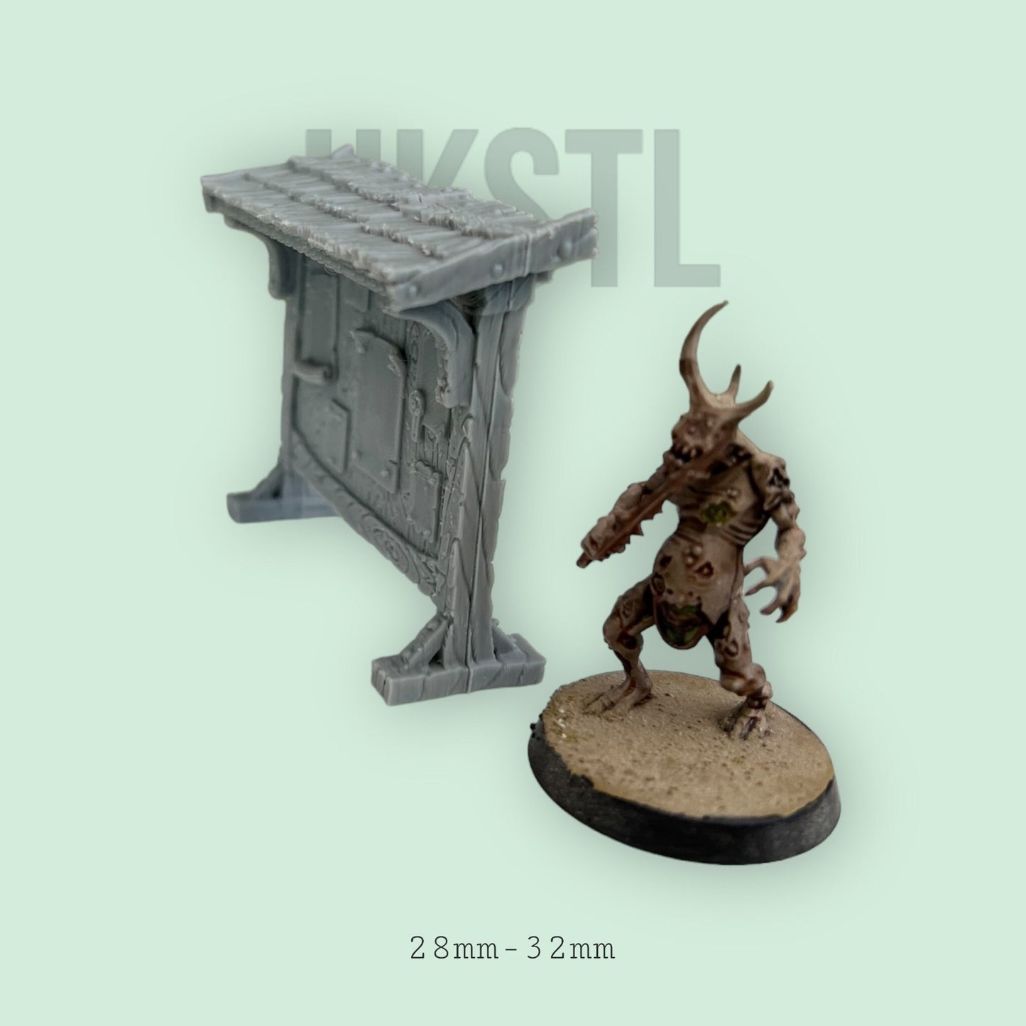 Notice board Medieval Scatter Terrain RPG MIniature Pathfinder D&D Dungeons and Dragons