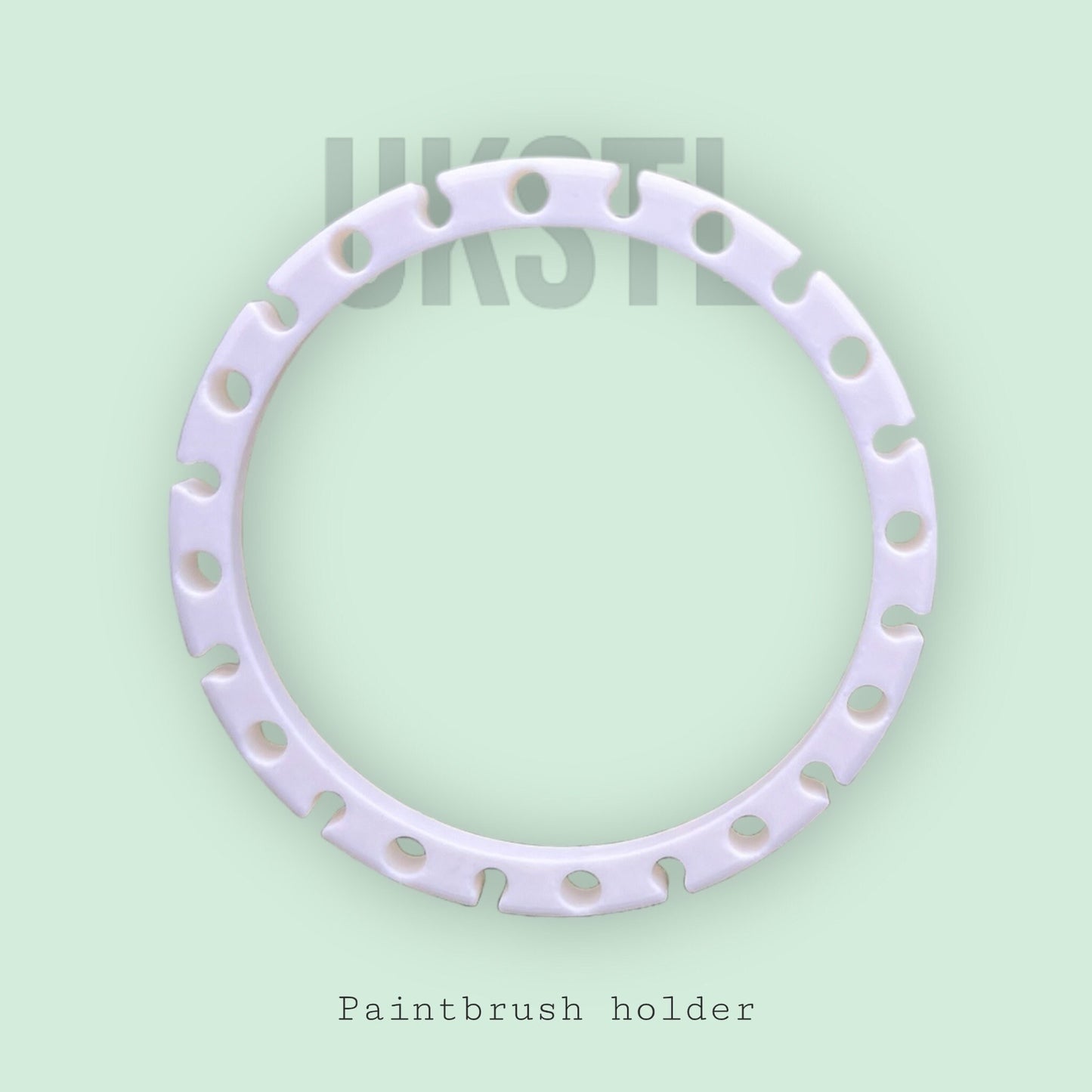 Paint brush holder add on for citadel water pot from games workshop