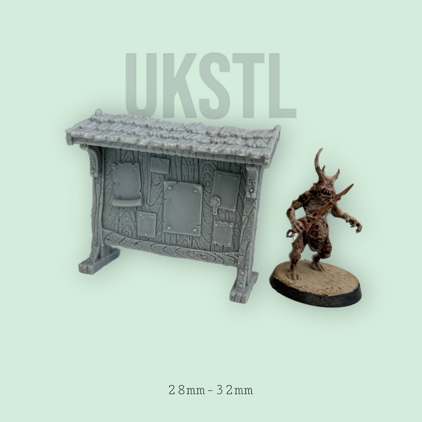 Notice board Medieval Scatter Terrain RPG MIniature Pathfinder D&D Dungeons and Dragons