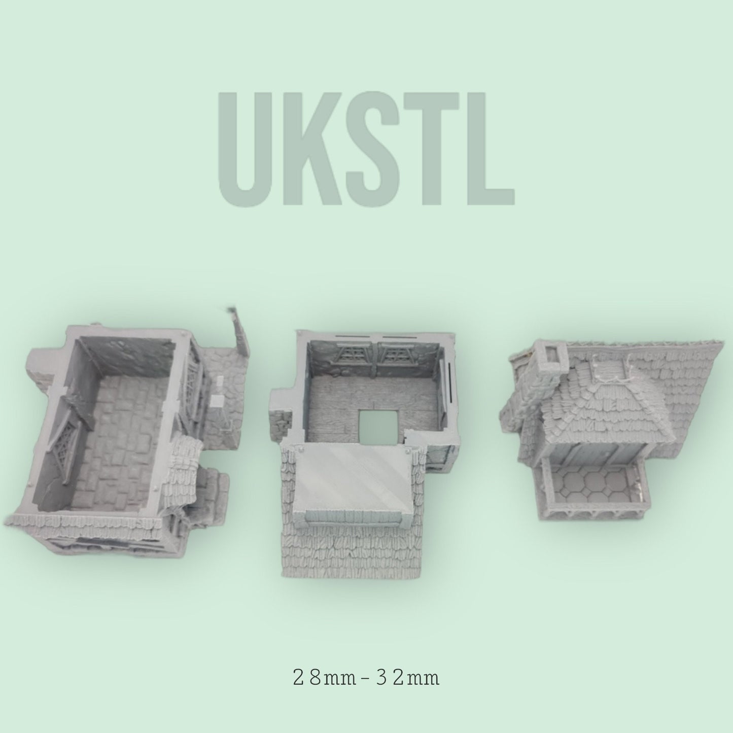Healers house terrain 28mm/32mm fantasy