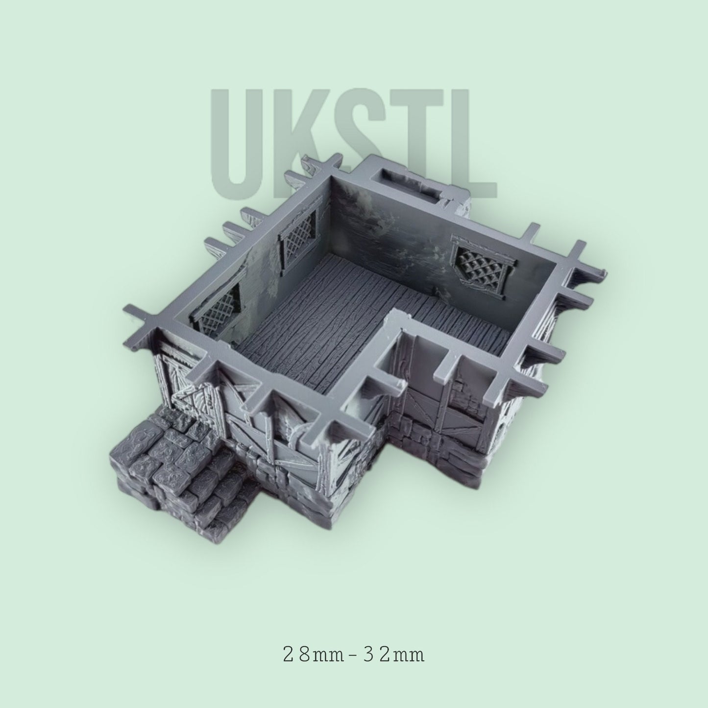Medieval house terrain 28mm/32mm fantasy