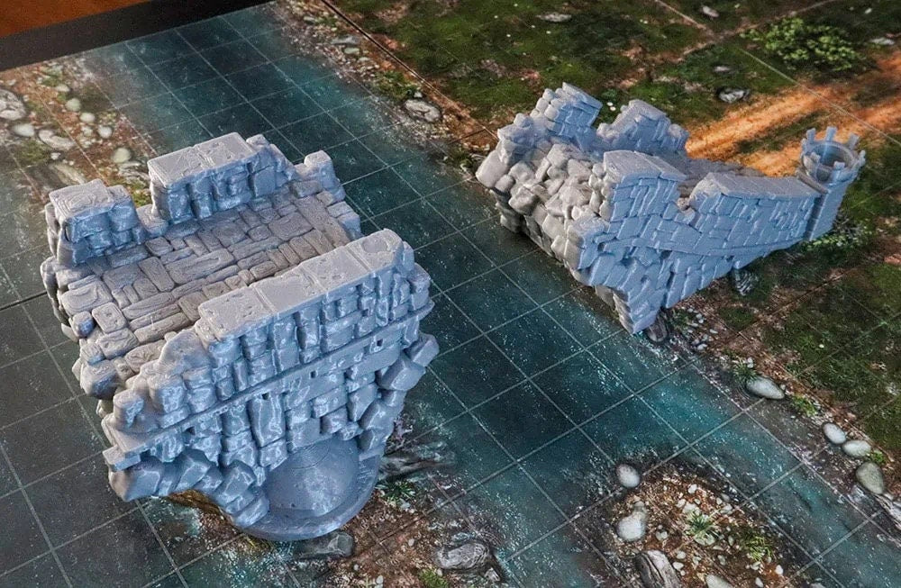 Broken bridge terrain 28mm/32mm fantasy