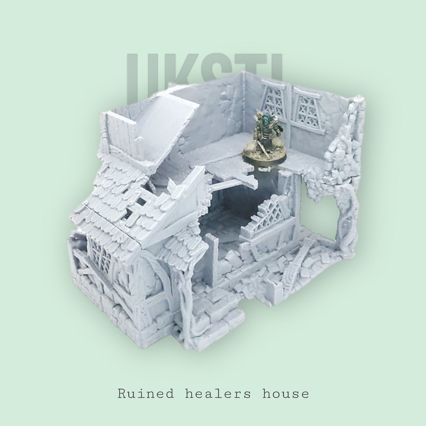 Large ruined healers house - dnd 28mm