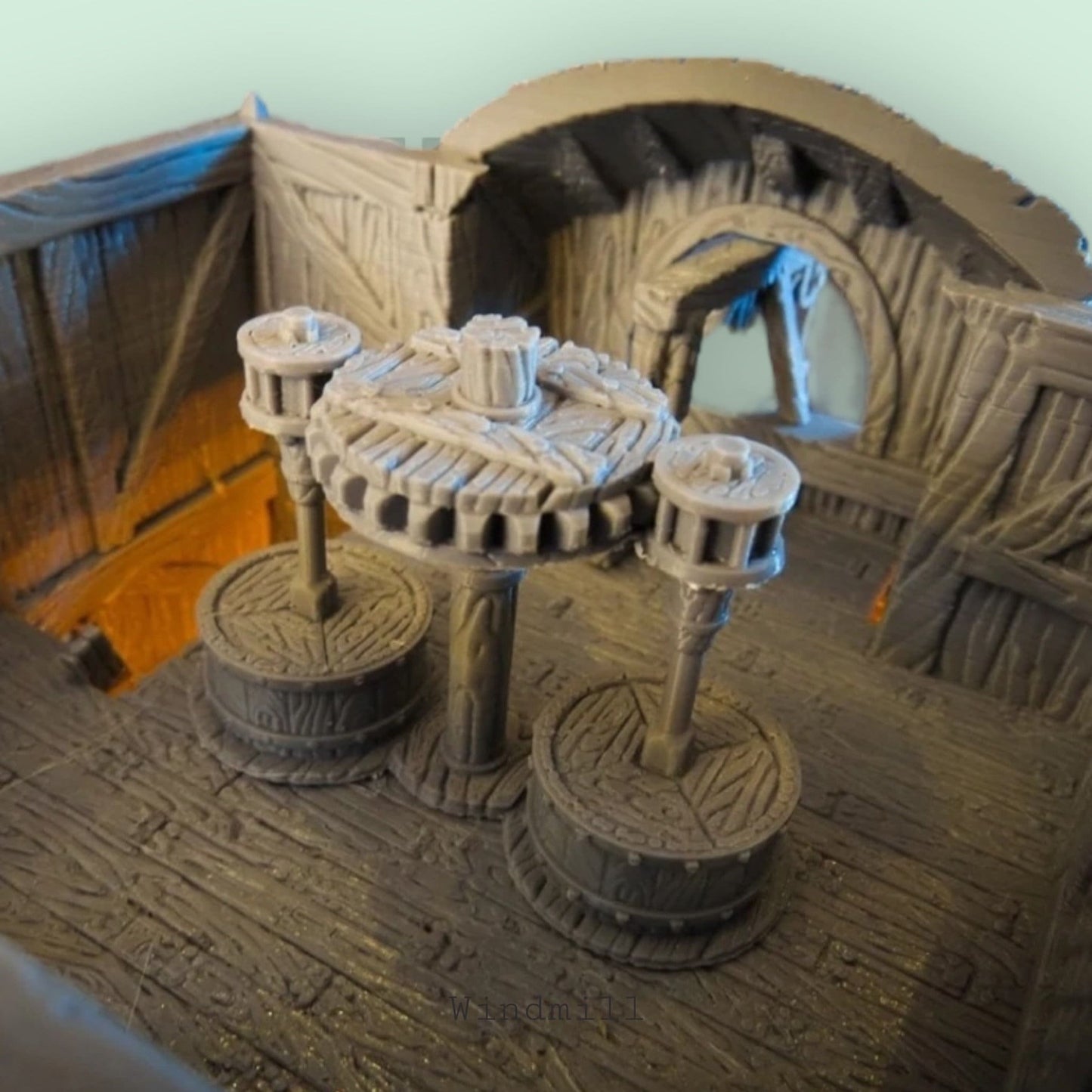 Fantasy windmill Miniature for D&D - 28mm Scale