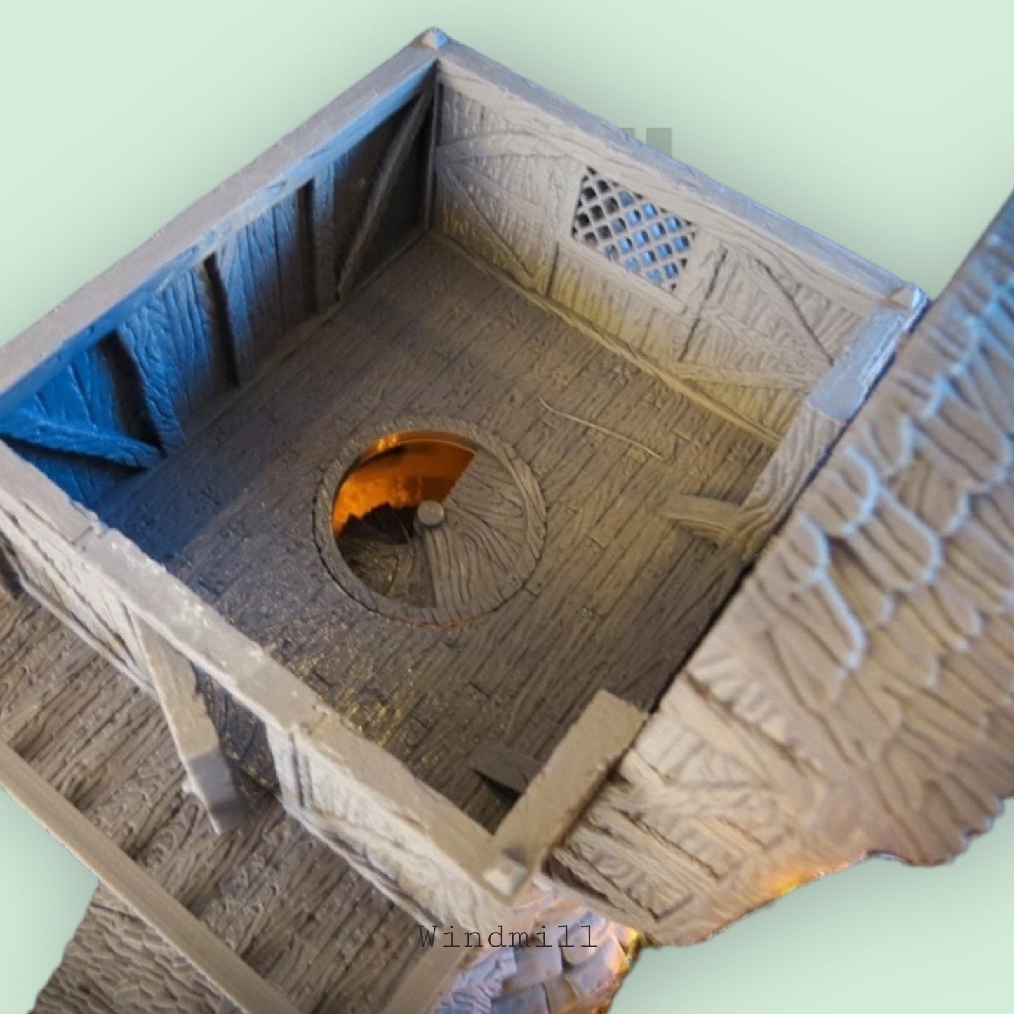 Fantasy windmill Miniature for D&D - 28mm Scale