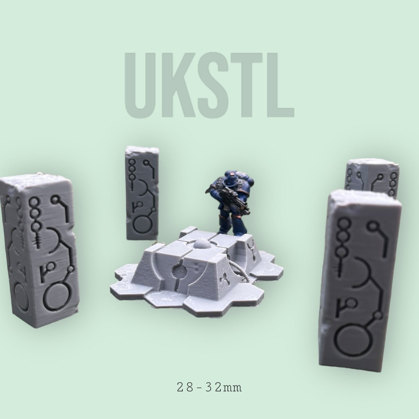 Ancient tomb world shrine terrain for 28-32mm