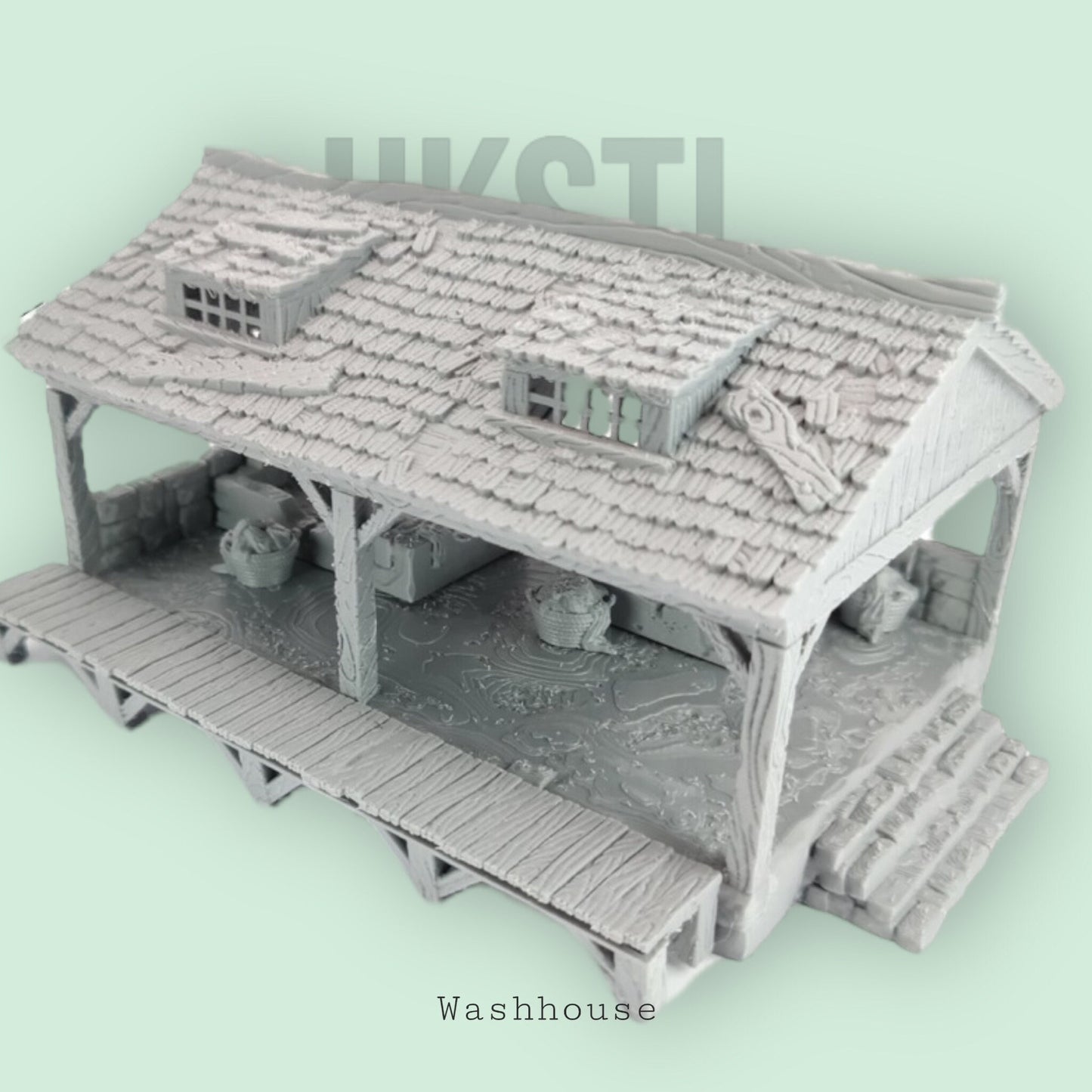 Washhouse terrain 28mm/32mm fantasy