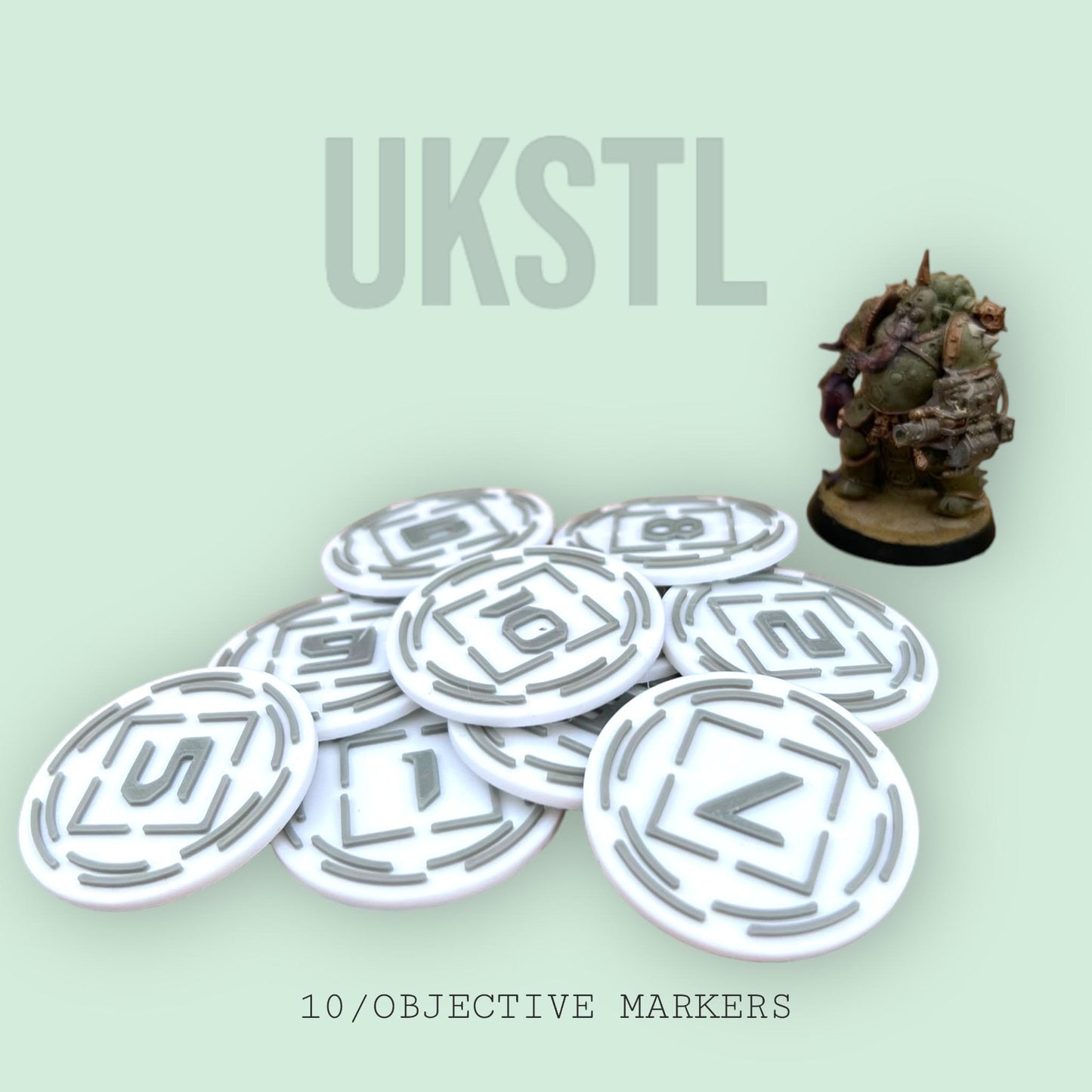 Objective markers full set for any tabletop game