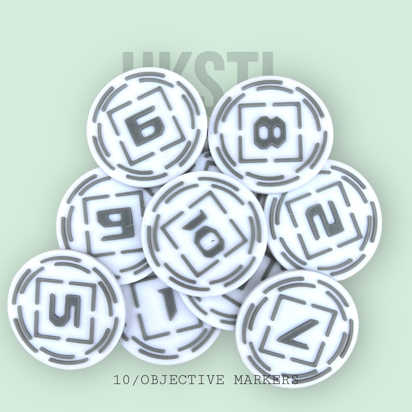 Objective markers full set for any tabletop game
