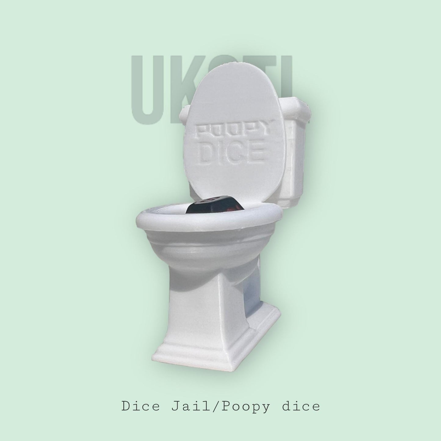 Dice Jail Toilet for dice