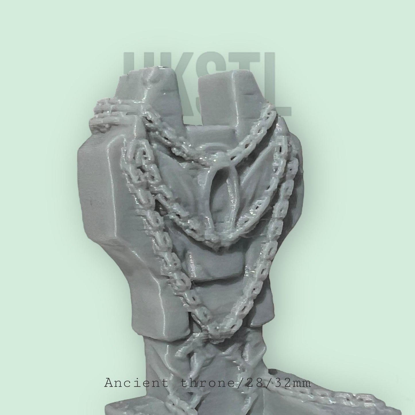 Ancient Throne - 28/32mm Miniature Terrain for Tabletop Games - Perfect for DnD, Warhammer, and Wargaming