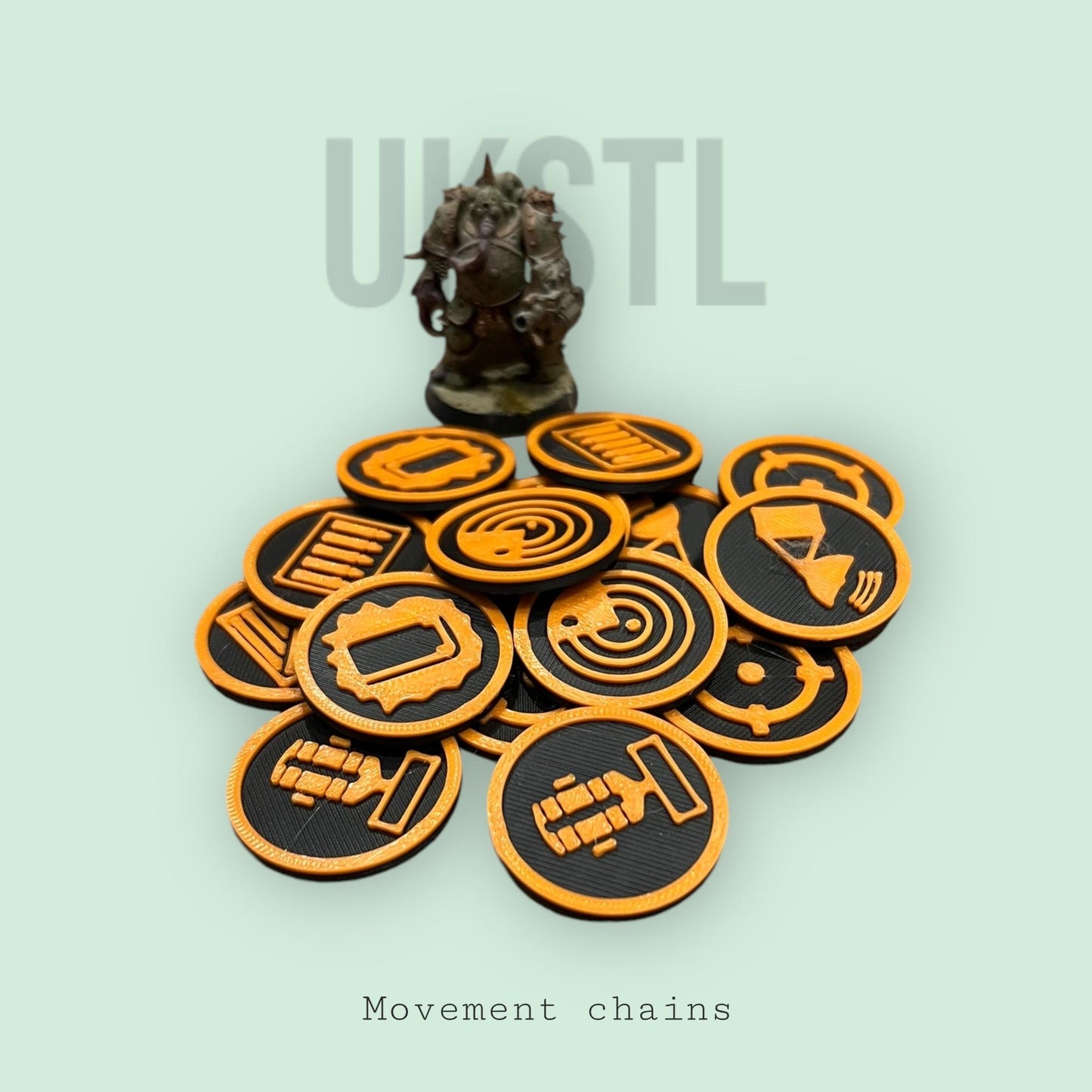 Action markers full set for any tabletop game