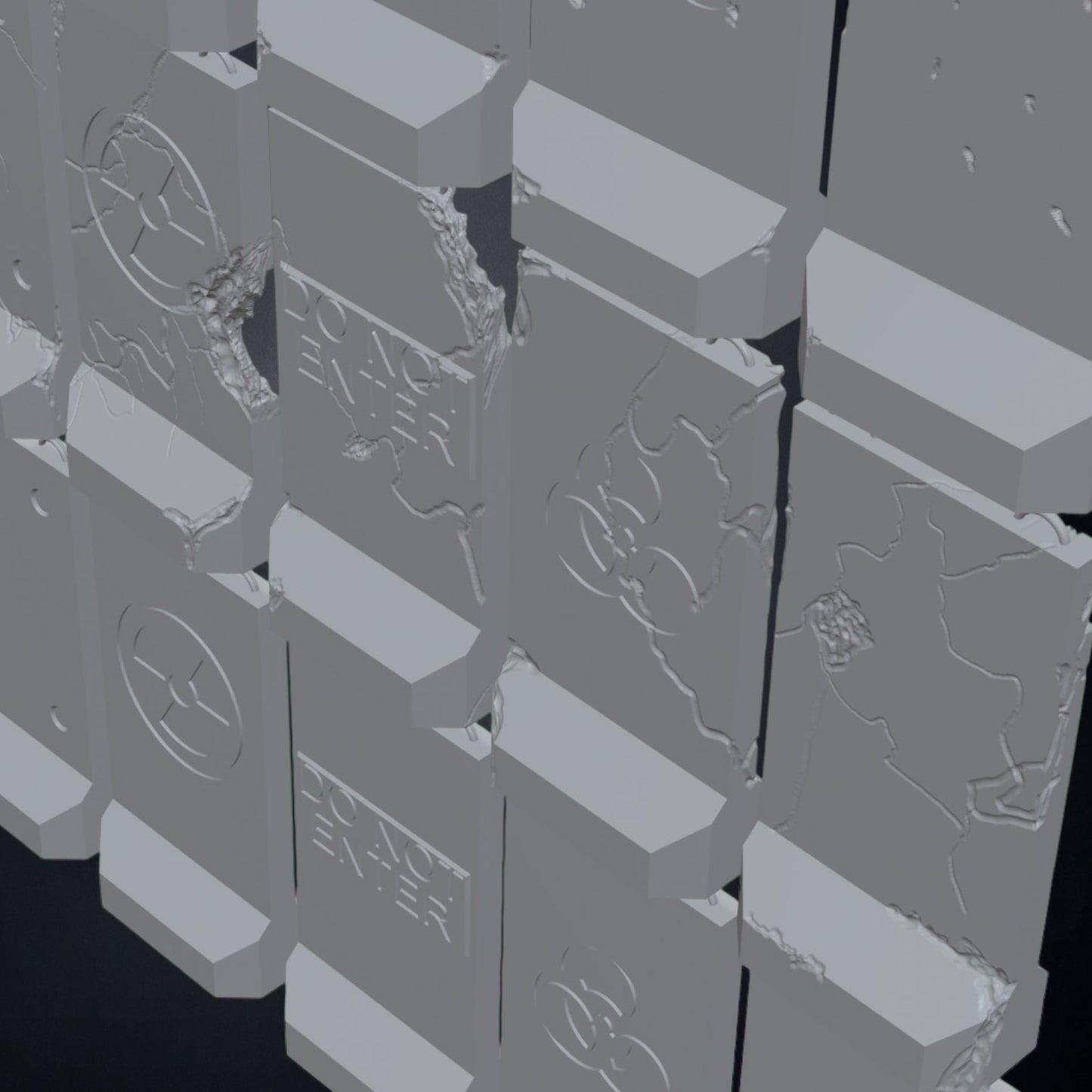 Alaska barrier STL Pack 15 modular wargaming
Terrain 28mm 32mm Support-free Tested on FDM and Resin