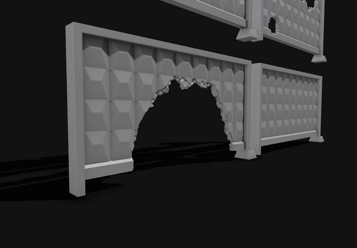 28–32mm Soviet Block Wall Modular STL Pack (6 Styles)Terrain for Wargaming & Miniatures