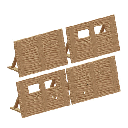 Modular militia camp Terrain - 28mm Tabletop STL set