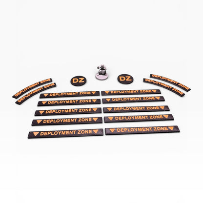 Deployment Zone Markers – Full Set for Tabletop Wargaming