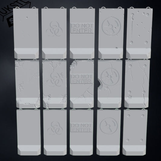 Alaska barrier STL Pack 15 modular wargaming
Terrain 28mm 32mm Support-free Tested on FDM and Resin
