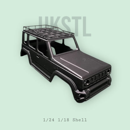 1/24 Scale SUV Body Shell for SCX24 (132mm Wheelbase)
