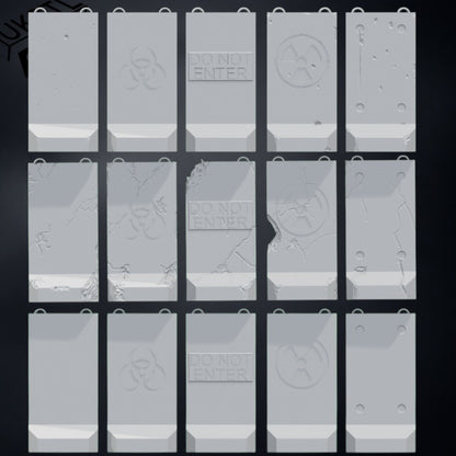 Alaska barrier STL Pack 15 modular wargaming
Terrain 28mm 32mm Support-free Tested on FDM and Resin