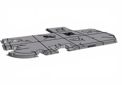 Modern City – damaged pavement Pack 03| 28mm STL Terrain Pack