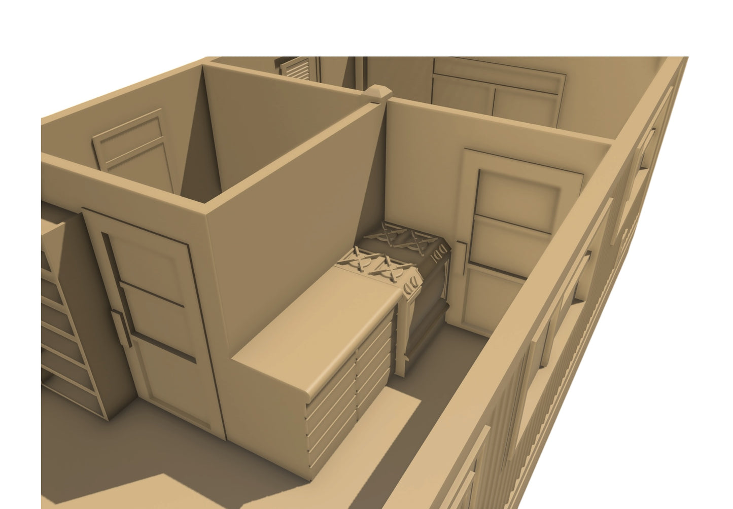 Modular Trailer Park Terrain -28mm Tabletop STL Set