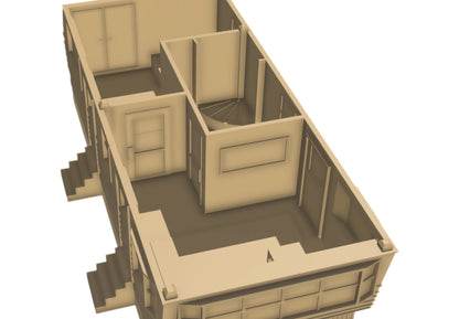 Modular Trailer Park Terrain -28mm Tabletop STL Set