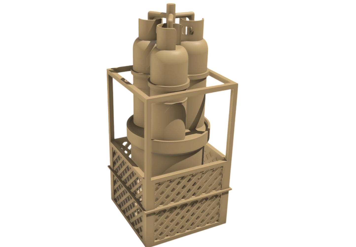 Modular Trailer Park Terrain -28mm Tabletop STL Set