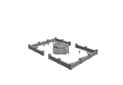 Modern City – Park Pack 03| 28mm STL Terrain Pack