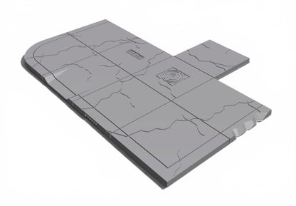 Modern City – Cracked pavement Pack 04| 28mm STL Terrain Pack