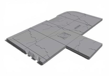 Modern City – Cracked pavement Pack 04| 28mm STL Terrain Pack