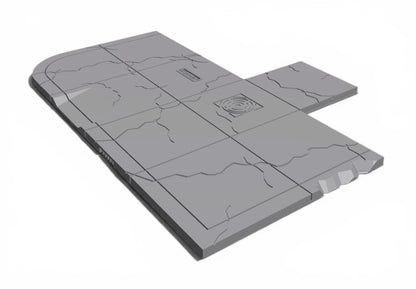Modern City – Cracked pavement Pack 04| 28mm STL Terrain Pack