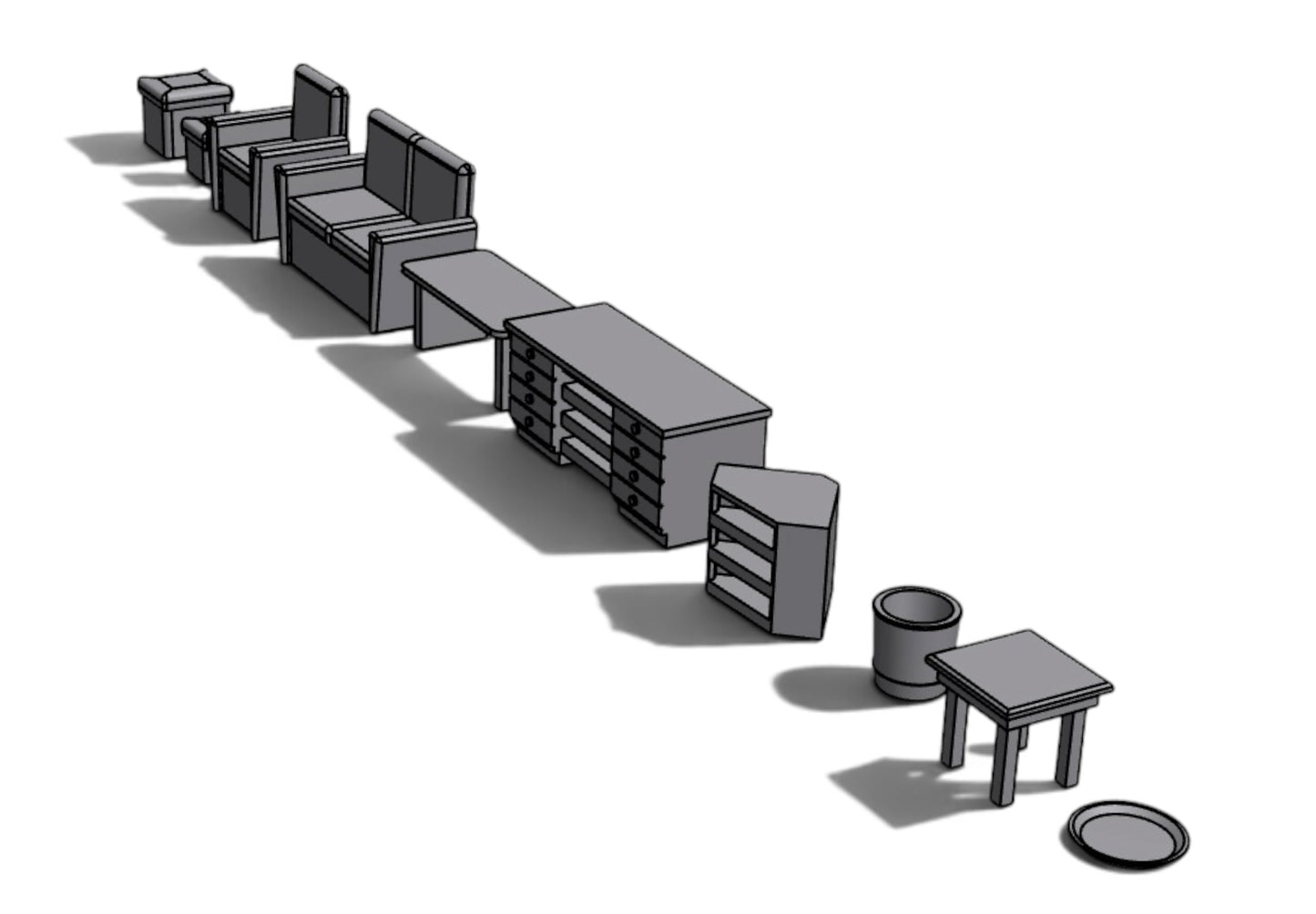 MENA Pack 06 – Living Room Furniture