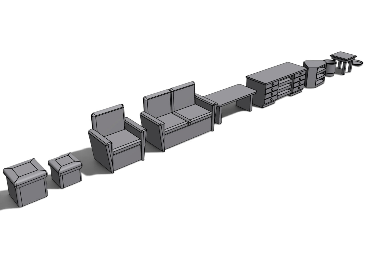 MENA Pack 06 – Living Room Furniture