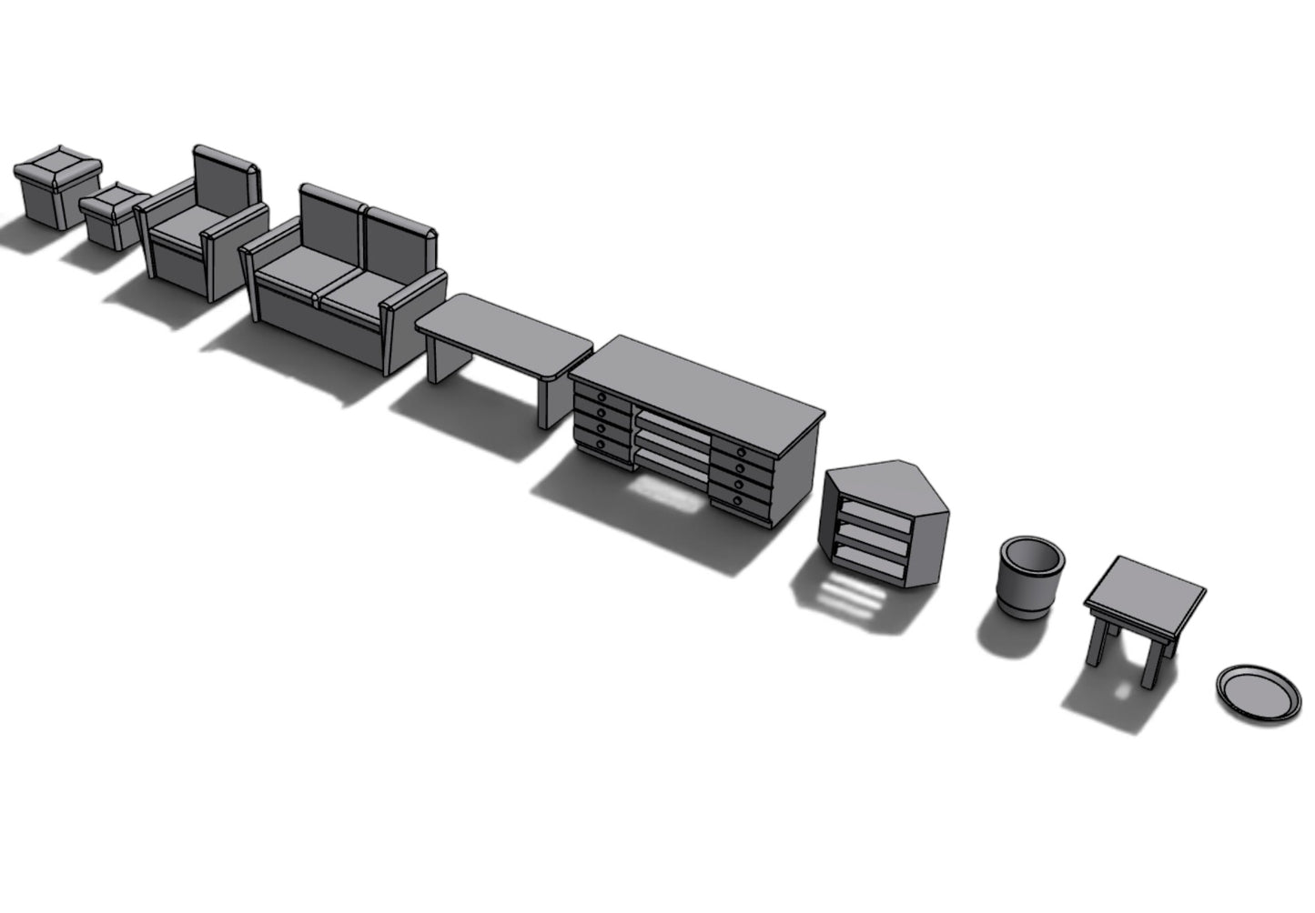 MENA Pack 06 – Living Room Furniture