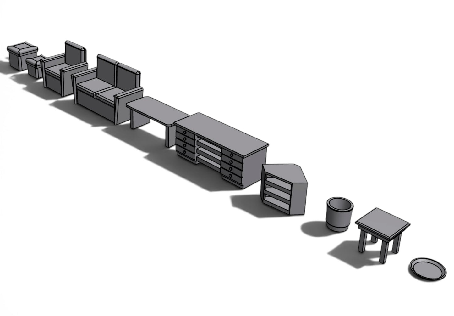 MENA Pack 06 – Living Room Furniture
