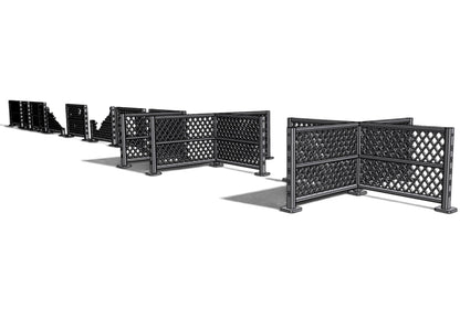 Modern City – Chain Link Fence Pack 07 | 28mm STL Terrain Pack