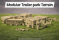 Modular Trailer Park Terrain -28mm Tabletop STL Set