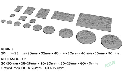 Grounded: 425 Realistic Miniature Bases