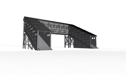 Japanese Railway Footbridge